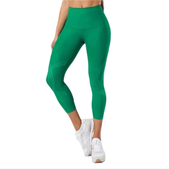 FANKA Body Sculpt 7/8 Leggings (Reversible Wear) In Oasis Green - Picture 3 of 11